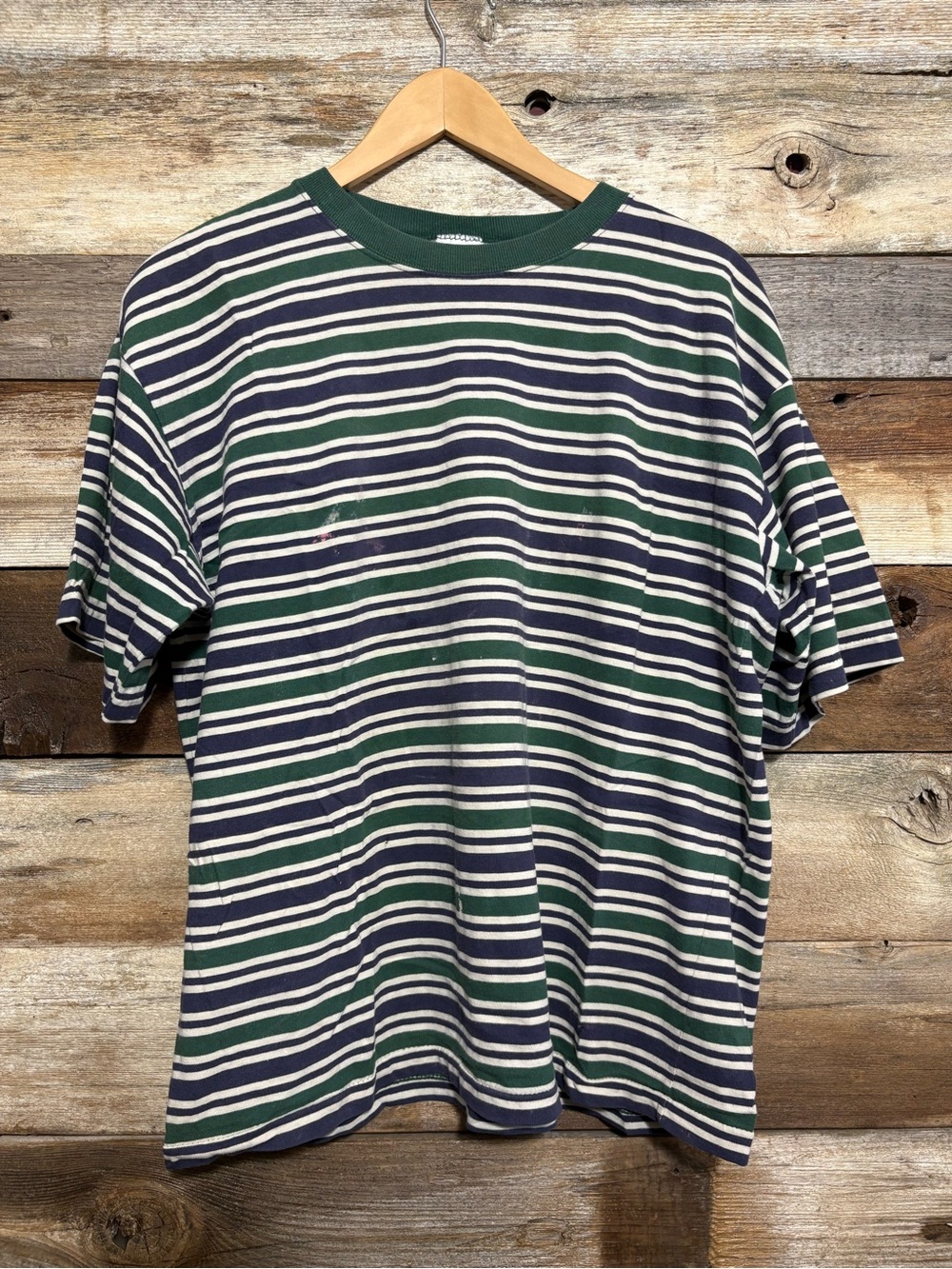 vintage Gap horizontal striped cotton crewneck t-shirt